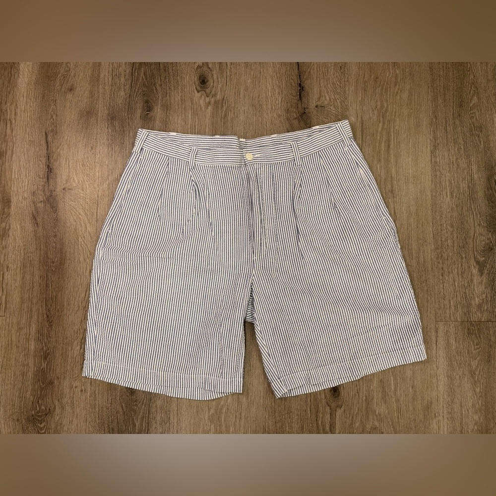 Jos. A. Bank Navy and White Striped Men's Shorts